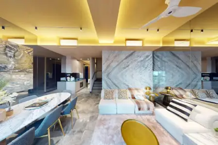 Inside Showflat: Midtown Bay 2-Bedroom Type B6a-DP Duplex: A Luxurious Urban Retreat of Sophistication and Functionality