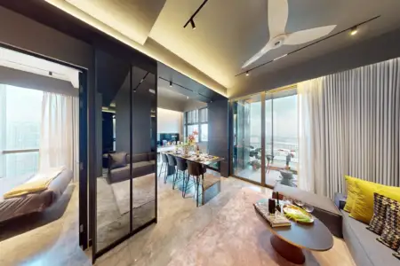 Inside Showflat: Redefining Urban Luxury and Modern Sophistication at Midtown Bay’s 3 Bedroom Type B1a-DP Duplex