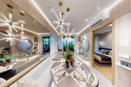 Inside Showflat: Kassia 1 Bedroom + Study: Redefining Modern Compact Living with Elegance and Functionality
