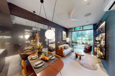 Inside Showflat: The Continuum 2 Bedroom + Study Type B4 Unit: Redefining Modern Luxury and Practical Living