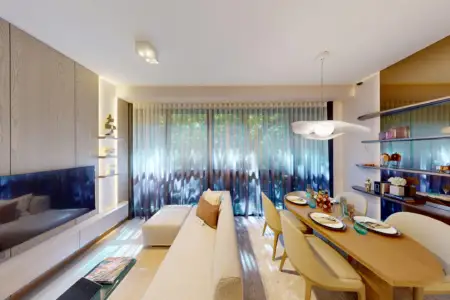 Inside Showflat: The Ideal Urban Retreat for Young Couples & Modern Families At 8@BT’s 2 Bedroom Type B3 Unit