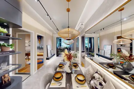 Inside Showflat: Smart, Stylish, and Efficient: Inside The Arcady’s 2 Bedroom + Study Type B4A Layout