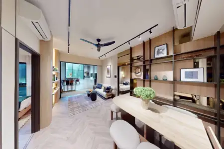 Inside Showflat: A Sanctuary in the City: Discover the Springleaf Residence 2-Bedroom Type B2 Unit