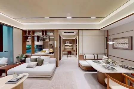 Inside Showflat: Amber House 2 Bedroom + Study Type B3: A New Standard in Compact Luxury Living