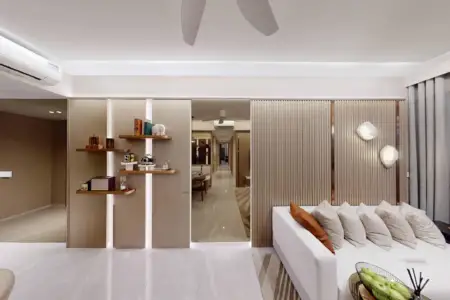 Inside Showflat: Sophisticated Urban Living: Exploring the 3 Bedroom Premium + Study Type CPS2 Layout at Parktown Residence