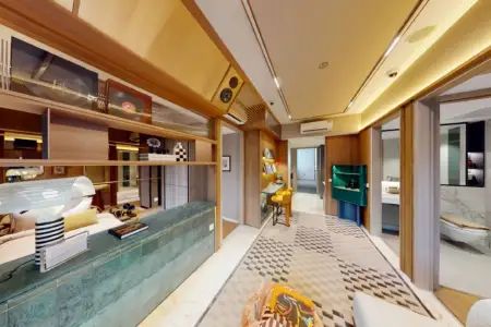 Inside Showflat: Modern Sophistication, Thoughtful Design: The River Green 2 Bedroom Type B1 Experience
