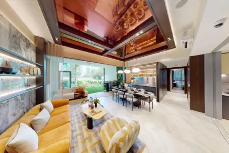 Inside Showflat: Promenade Peak 4 Bedroom Premium Type DP3: A Choreography of Light, Texture & Quiet Luxury