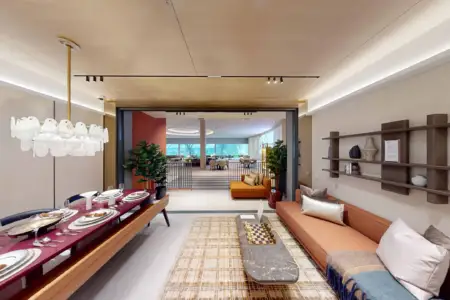 Inside Showflat: The Social Heart & Serene Retreats: Exploring the 4-Bedroom Standard At Canberra Crescent Residences