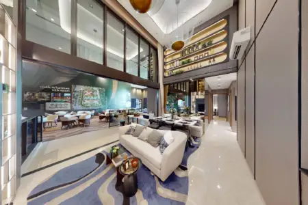 Inside Showflat: Double-Volume Elegance: Exploring the Lentoria 4 Bedroom Premium PES