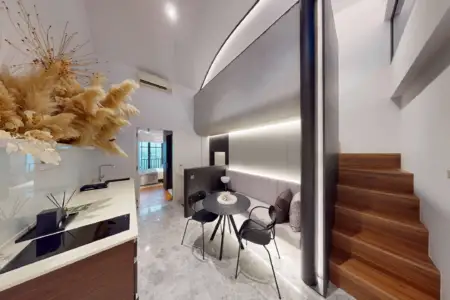 753 sqft Duplex Dual Key at Bijou: Smart 2-Bedroom Layout with Rental Potential & Home Office Flexibility