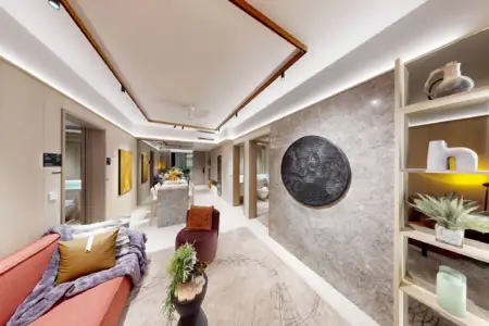 River Modern 2 Bedroom Type B4 Showflat Review: Smart 689 Sq Ft Layout with Balcony & Dual-Access Bathroom