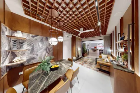 Pinery Residences 3 Bedroom Premium + Study Type C7 (1,055 sqft) Showflat Review: Spacious Family Living with Flexible Design