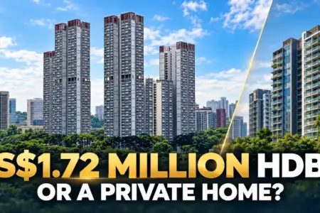 S$1.72 Million for an HDB Flat: How Does It Compare With Private-Home Alternatives?