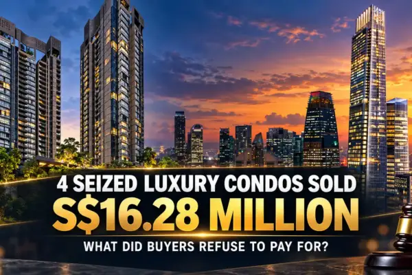 Four Seized Luxury Condos Sold for S$16.28 Million—What Did Buyers Refuse to Pay For?
