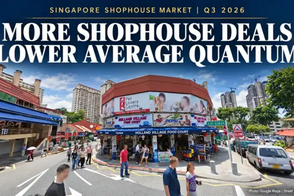 More Shophouse Deals, Lower Average Quantum: Are Singapore Buyers Becoming More Selective?